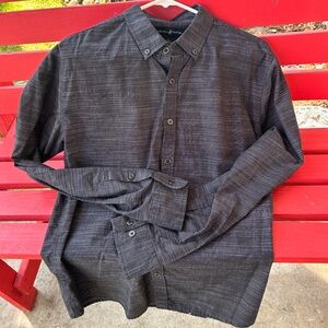 Black / Grey long sleeve dress shirt